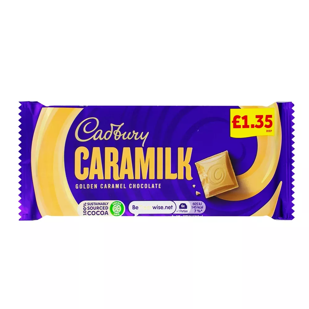 Cadbury Caramilk Golden Caramel Chocolate UK - 80g