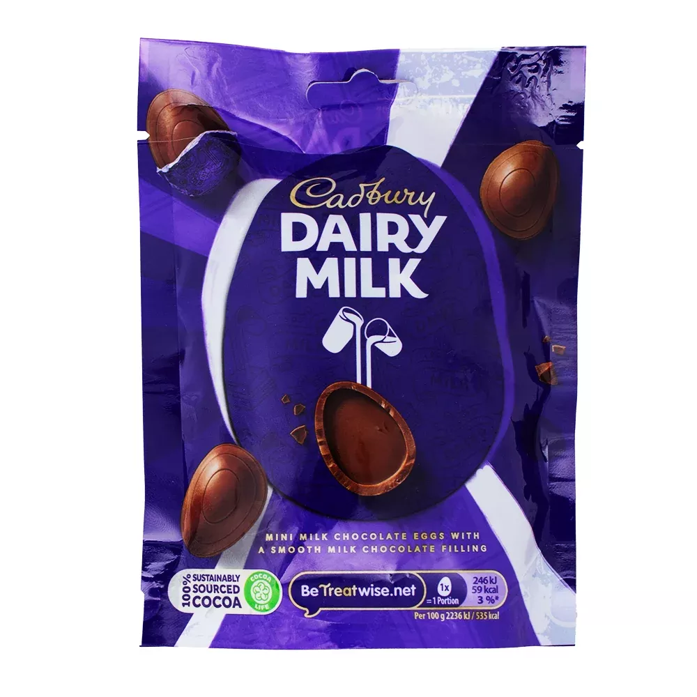 Cadbury Dairy Milk Mini Chocolate Eggs (UK) - 77g