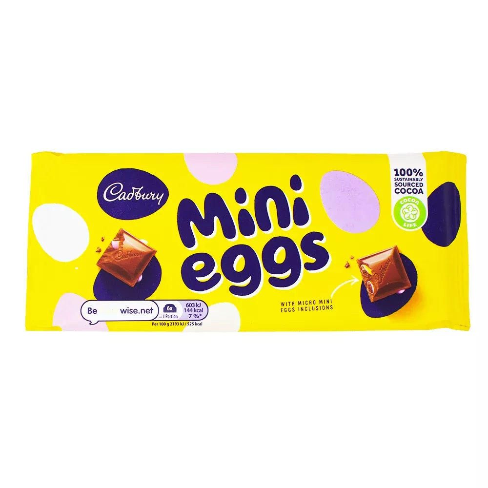 Cadbury Mini Eggs Block (UK) - 110g
