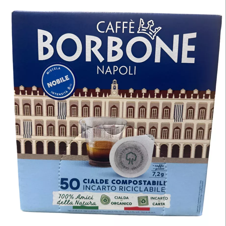 Caffè Borbone Miscela Nobile, Espresso Paper Pods, 50ct
