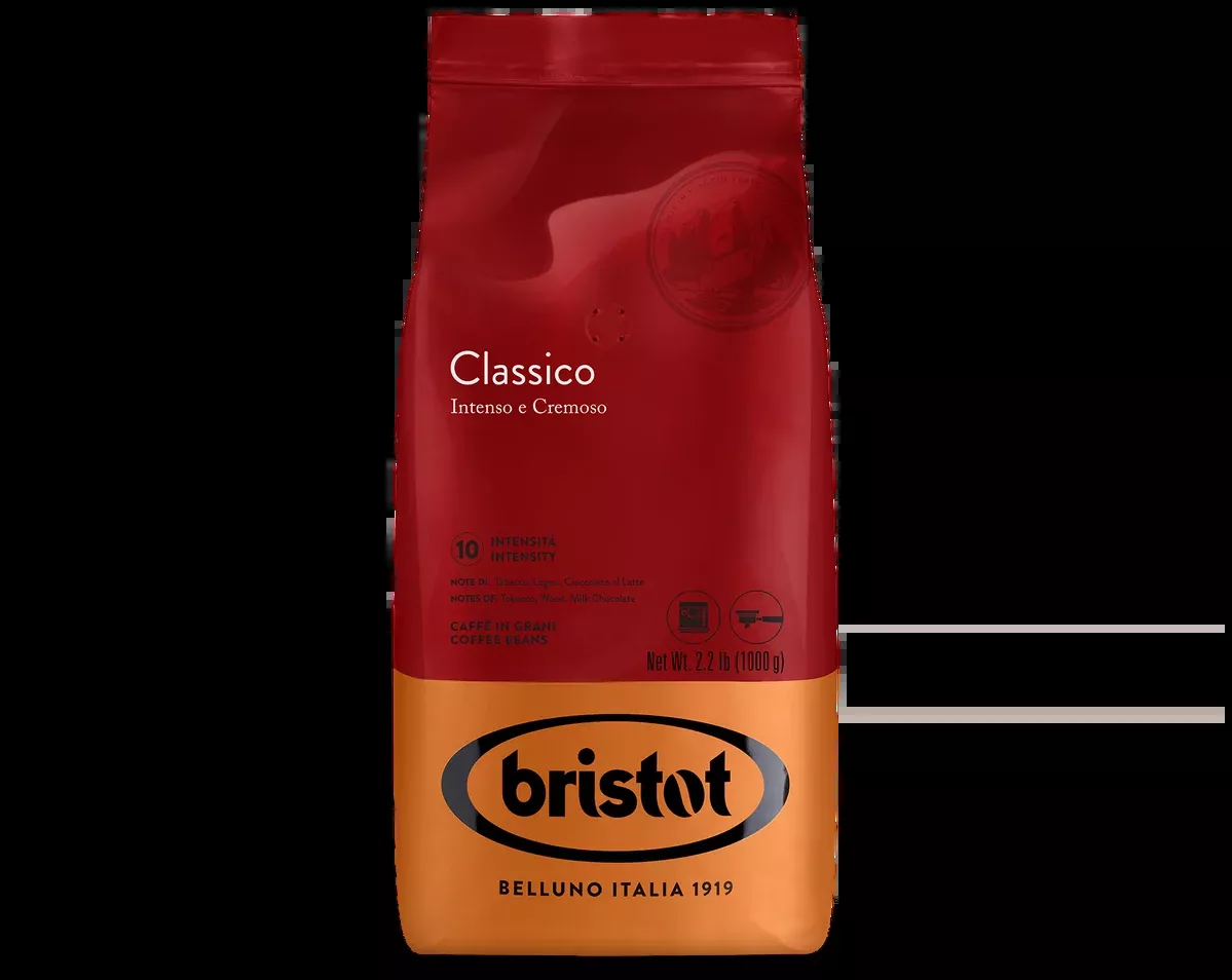 Caffe Bristot Classico Intenso e Cremoso, Coffee Beans, 2.2 lb | 1000g