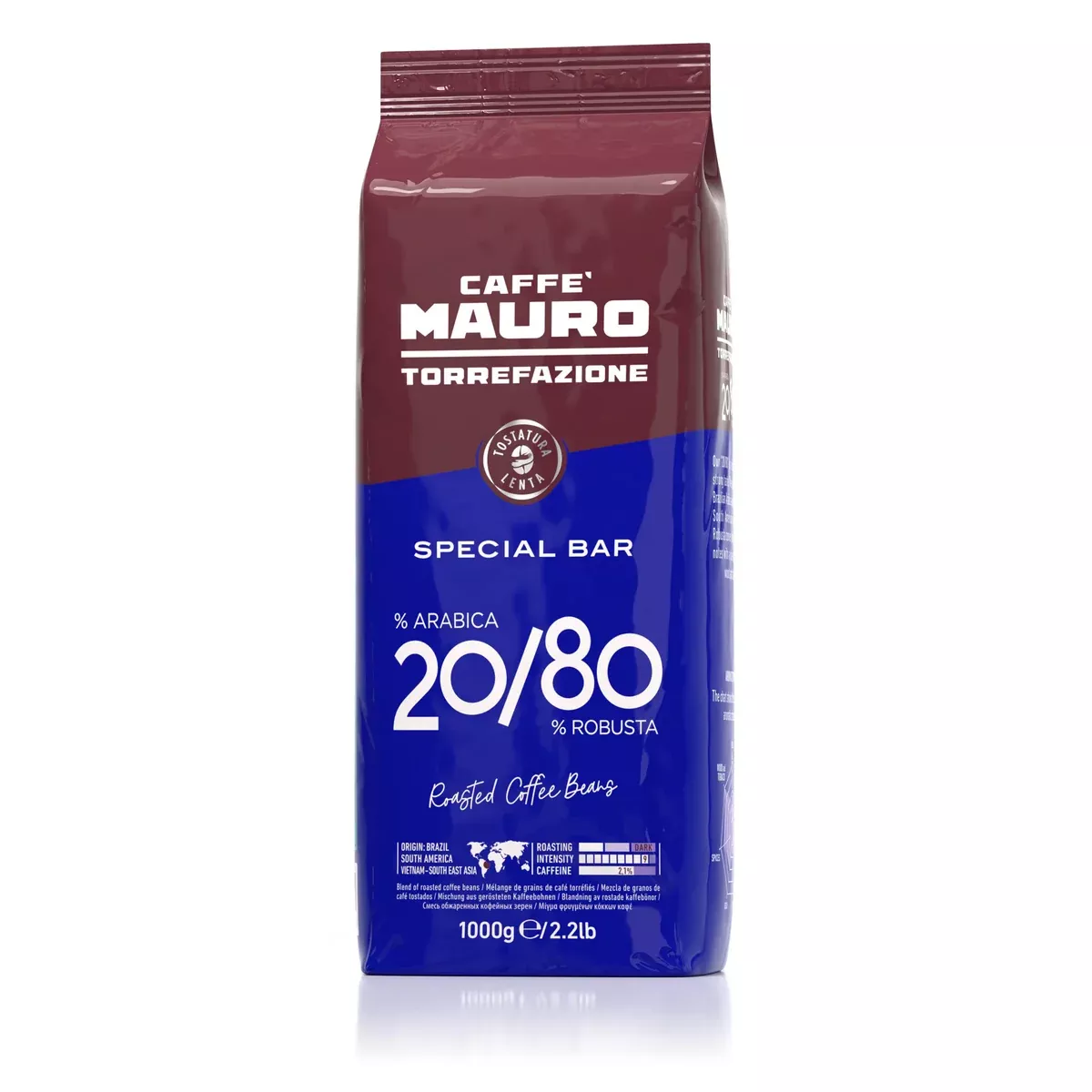 Caffe Mauro Special Bar, Espresso Beans, 2.2 lb Bag
