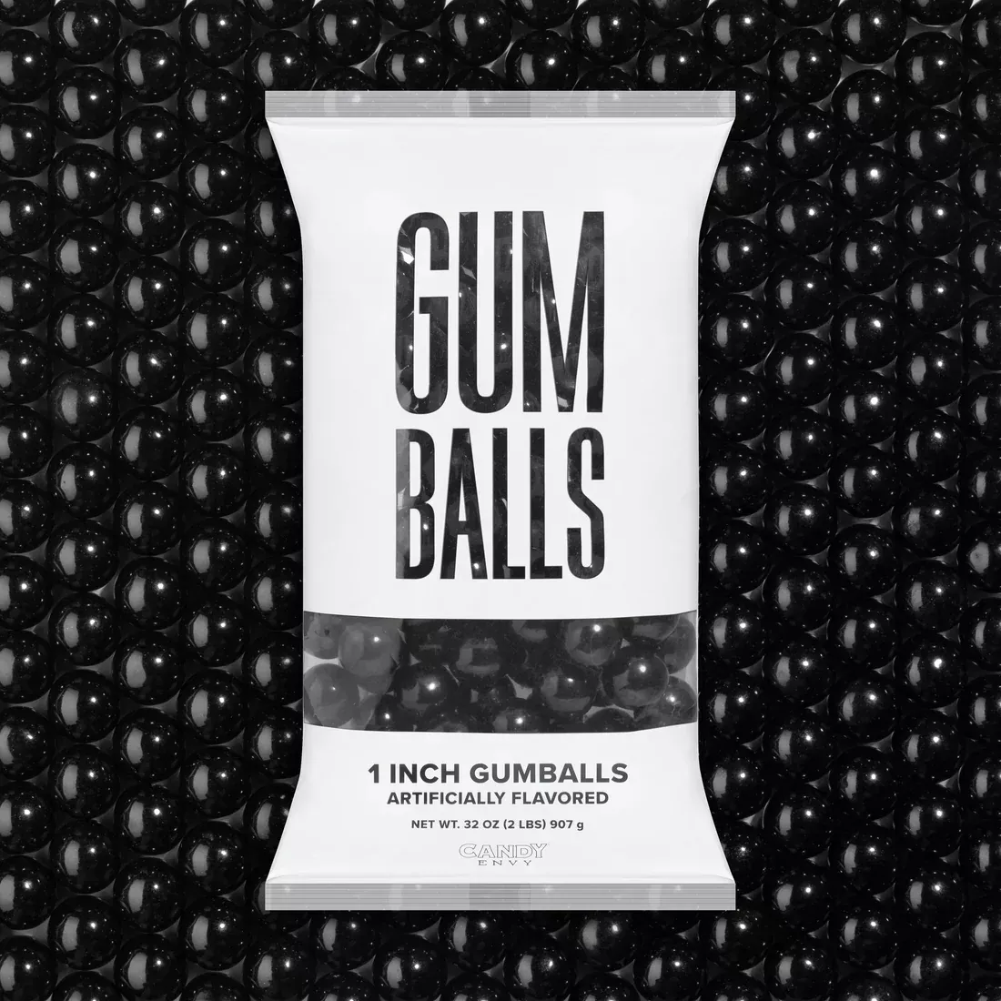Candy Envy 1" Gumball Black 2LB