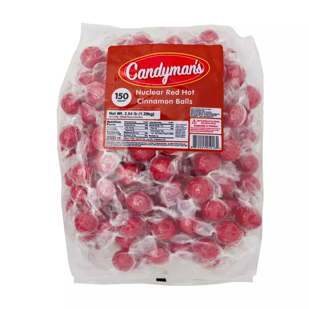 Candyman's Nuclear Red Hot Cinnamon Balls (UK) - 150CT1.29kg