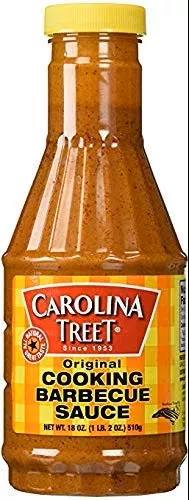 Carolina Treet Cooking Barbecue Sauce, Original Flavor, 18 Ounce - 2 Pack