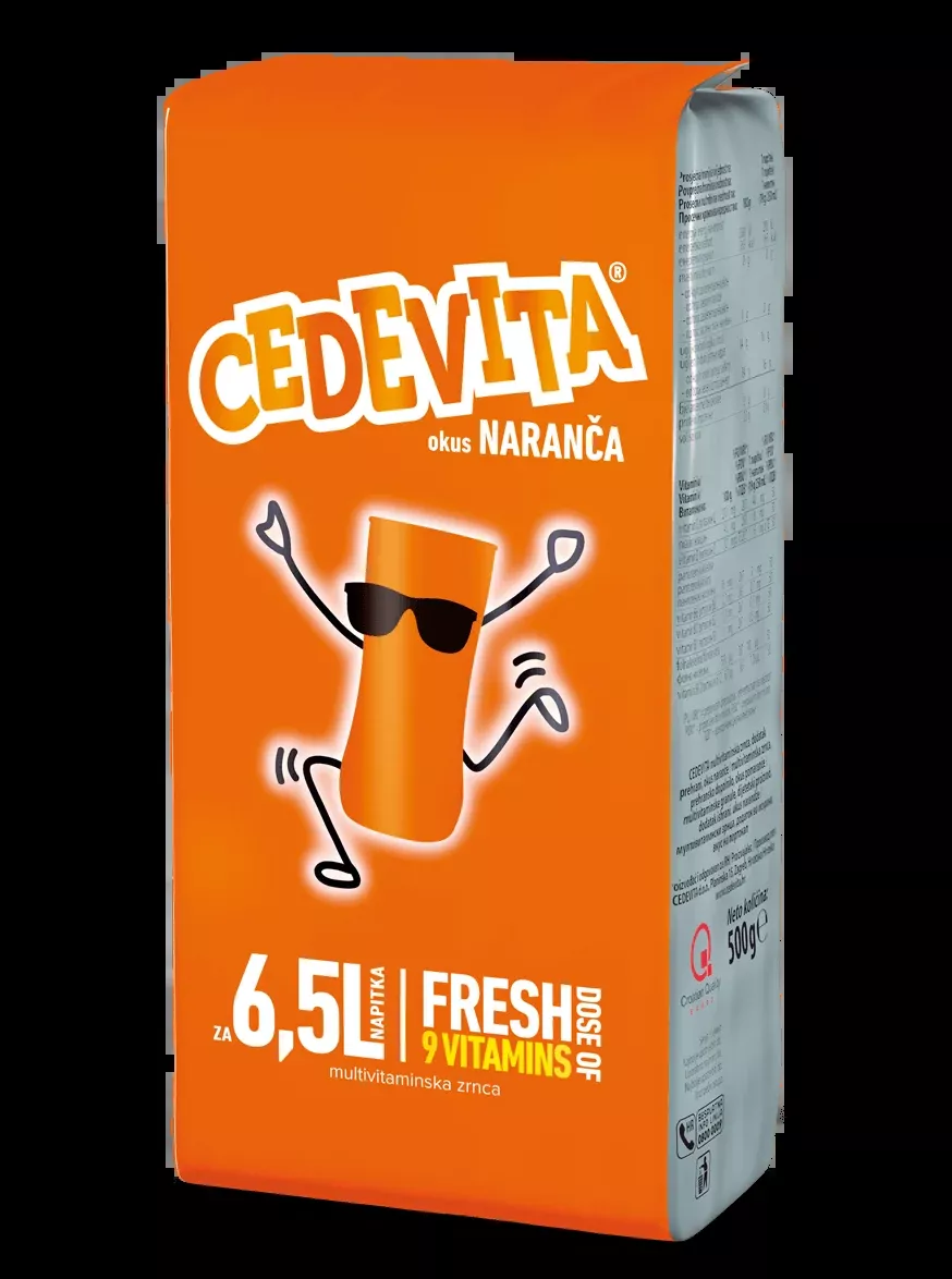 Cedevita Orange Flavor Drink Mix, 500g