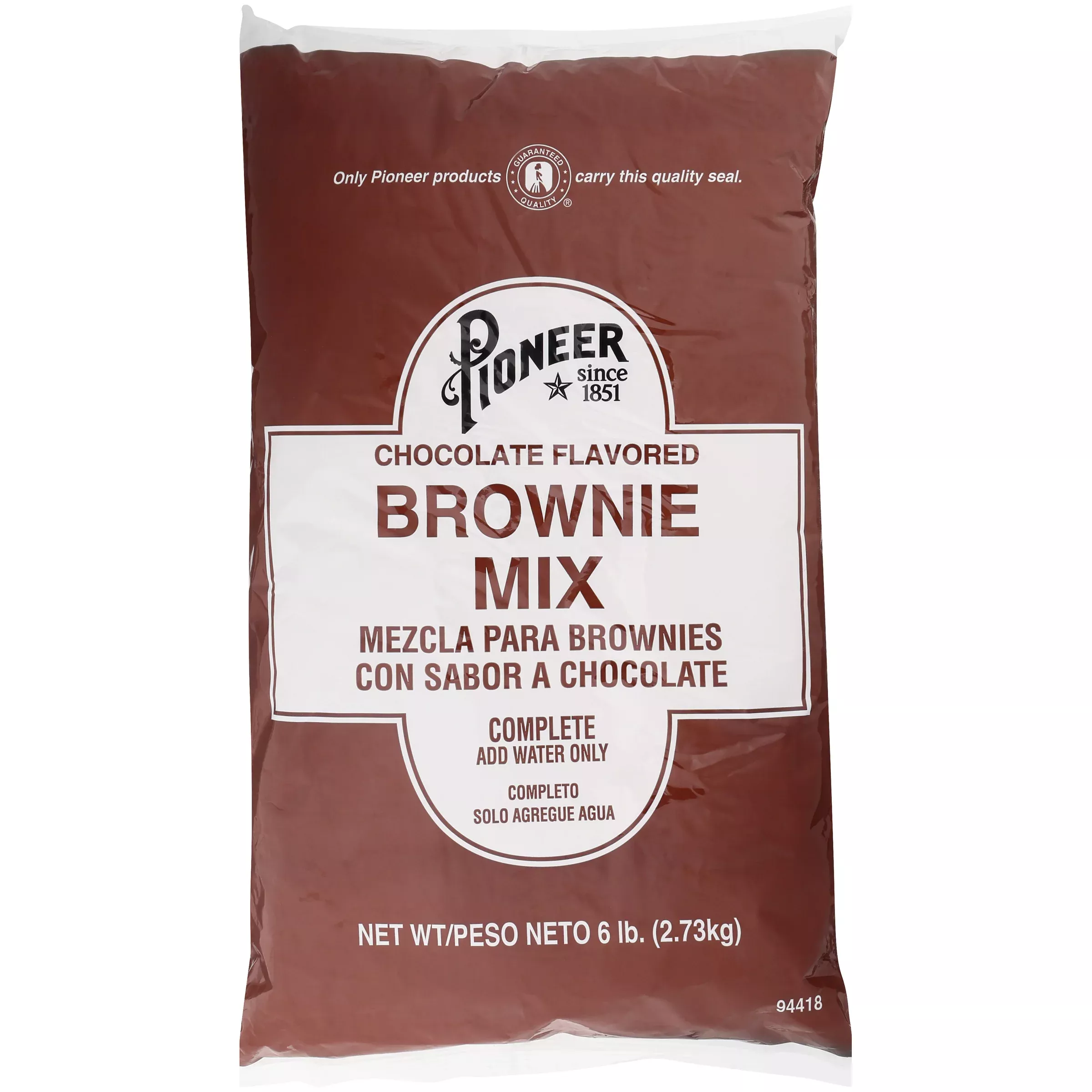 Ch Guenther Pioneer Chocolate Flavored Brownie Mix 6 Pound Each - 6 Per Case