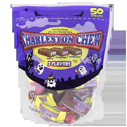 Charleston Chew Halloween Mini Bar 50 Count 14.94 oz. Bag