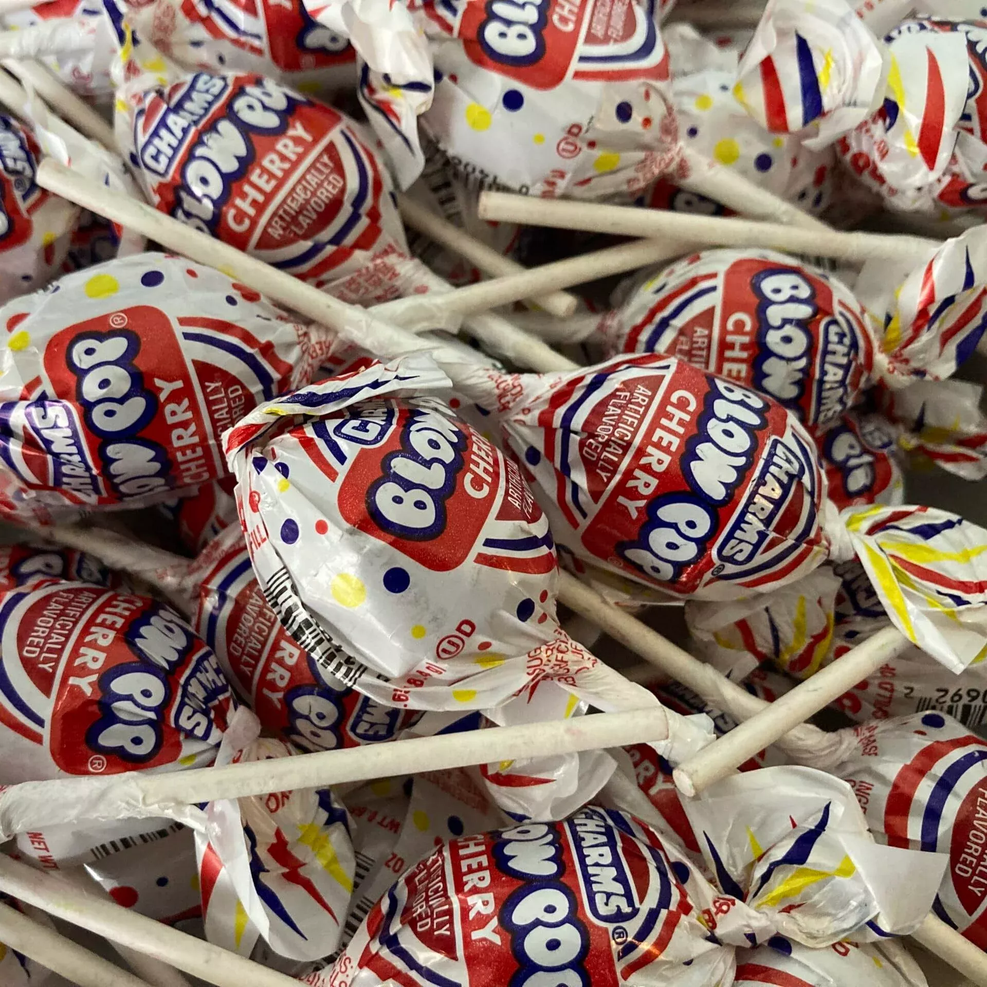 Charm Blow Pops, Cherry Pops, Pack Of 60
