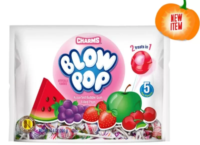 Charms Blow Pop Assorted Flavors - 10.4 oz 21ct