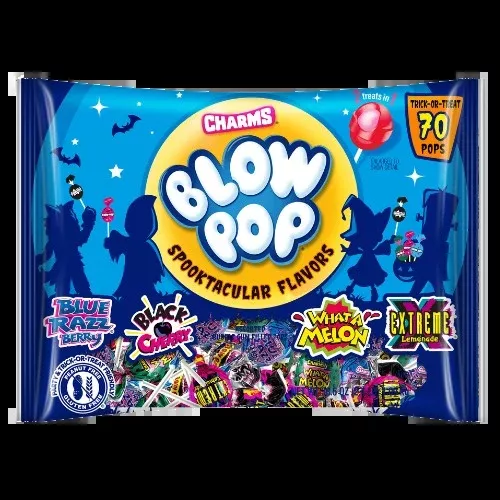 Charms Blow Pop Spooktacular Flavors 70 Count 38.5 oz. Bag