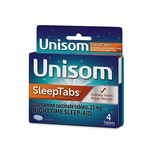 Chattem Inc Unisom Sleep-aid Tablets, 4 Count, 3 Per Pack, 8 Per Case