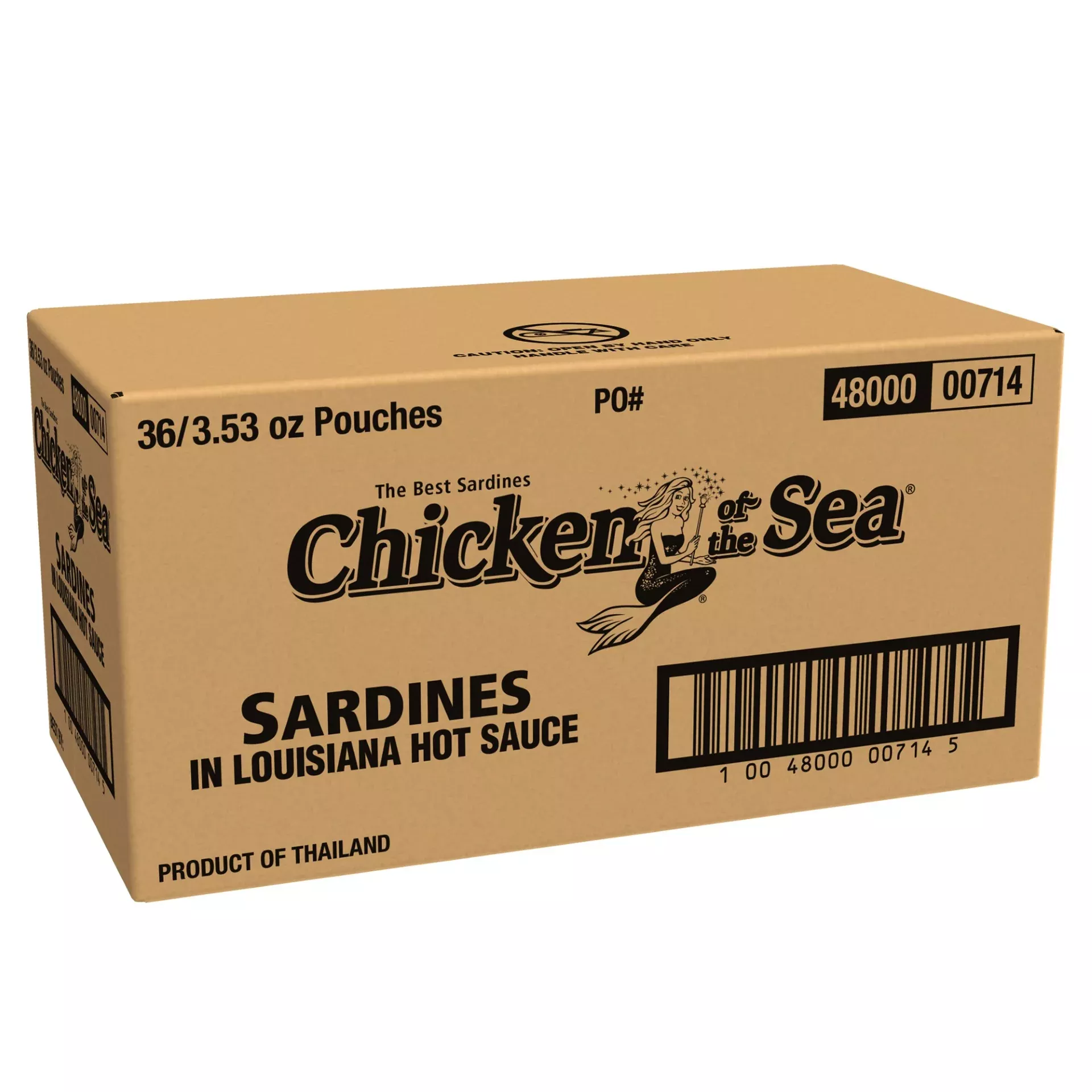 Chicken Of The Sea International Chicken of The Sea Sardines in Hot Sauce Pouch 3.5300 Ounce Size - 36 Per Case