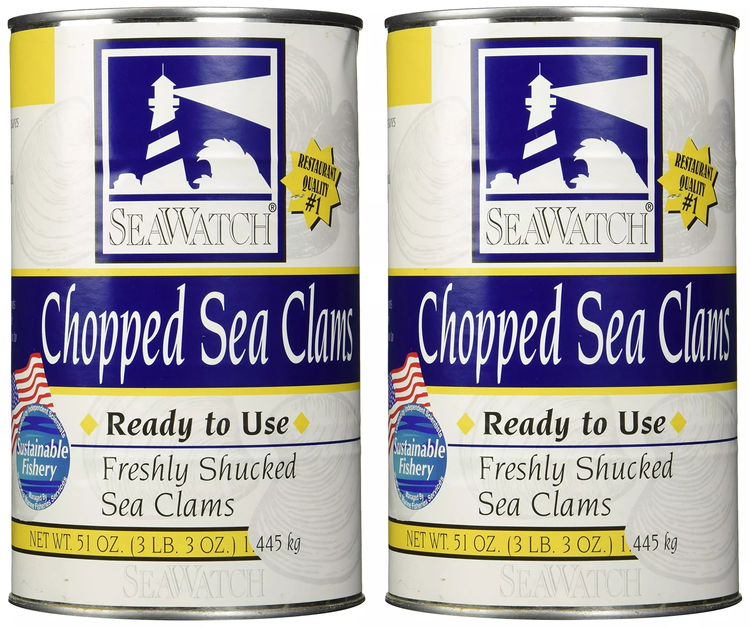 Chopped Sea Clams 2/51 Oz. (Basic Pack)
