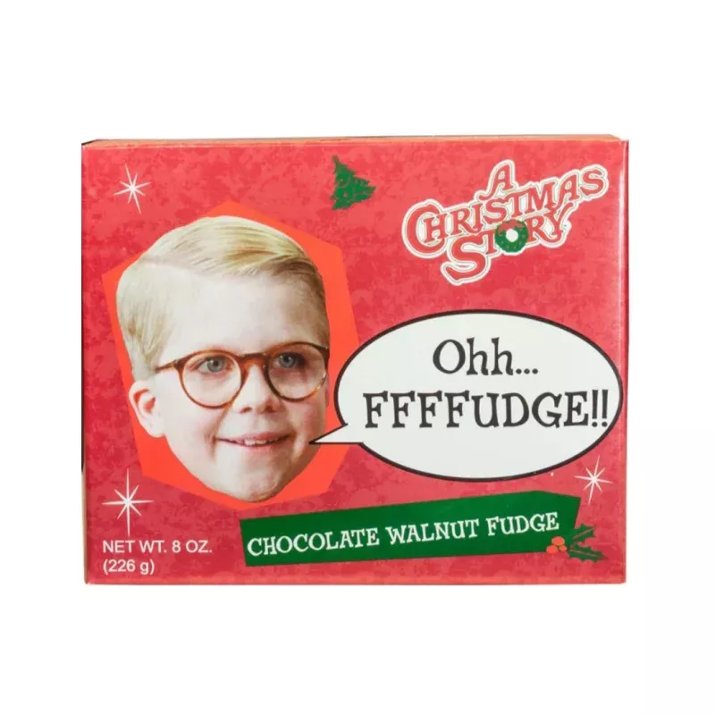 A Christmas Story Chocolate Walnut Fudge Box