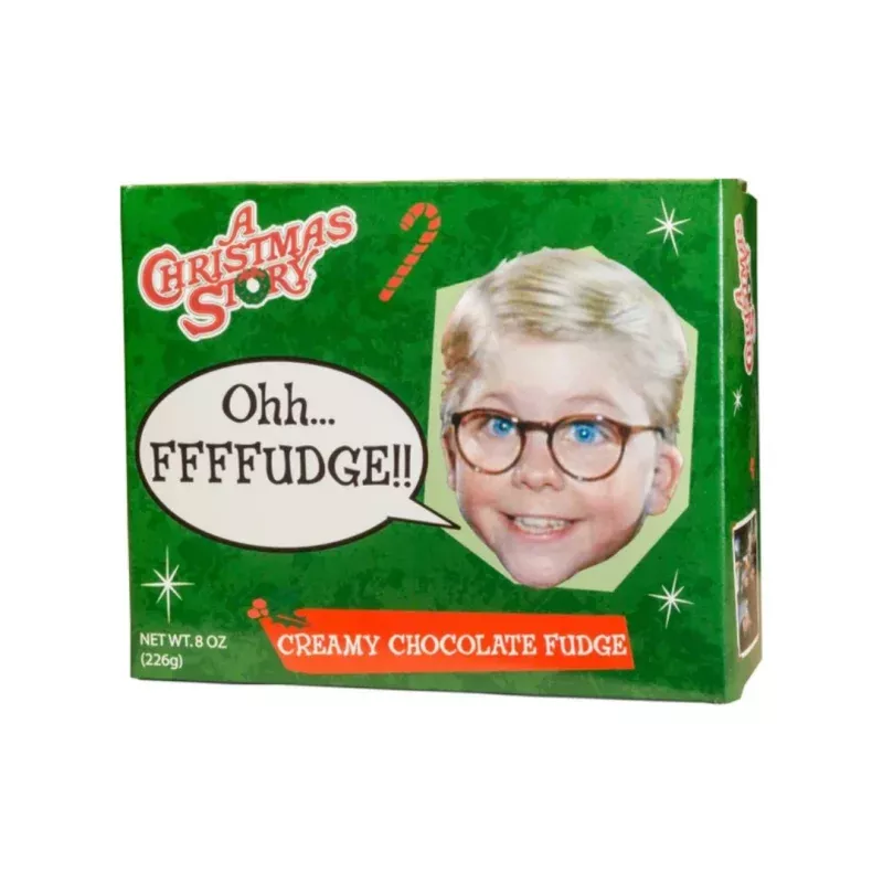 A Christmas Story Creamy Chocolate Fudge Cardboard Box