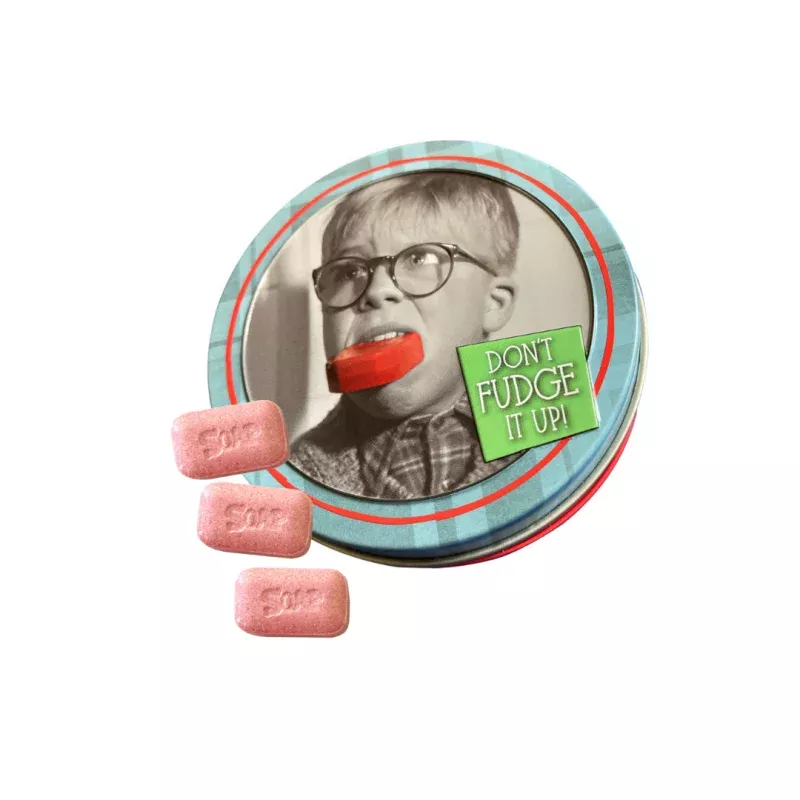 A Christmas Story Dont Fudge It Up Sour Cherry Candy Tins