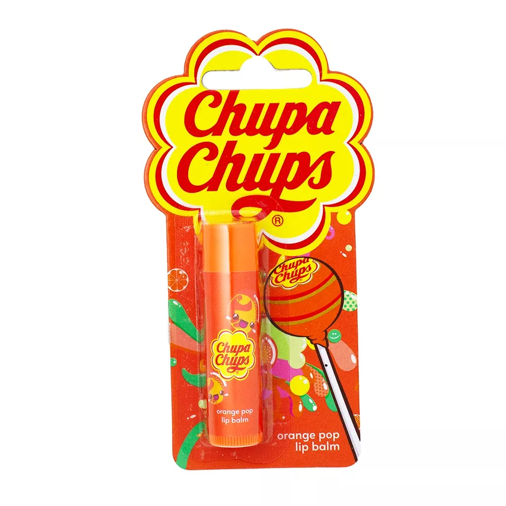 Chupa Chups Orange Pop Lip Balm - 0.14oz.