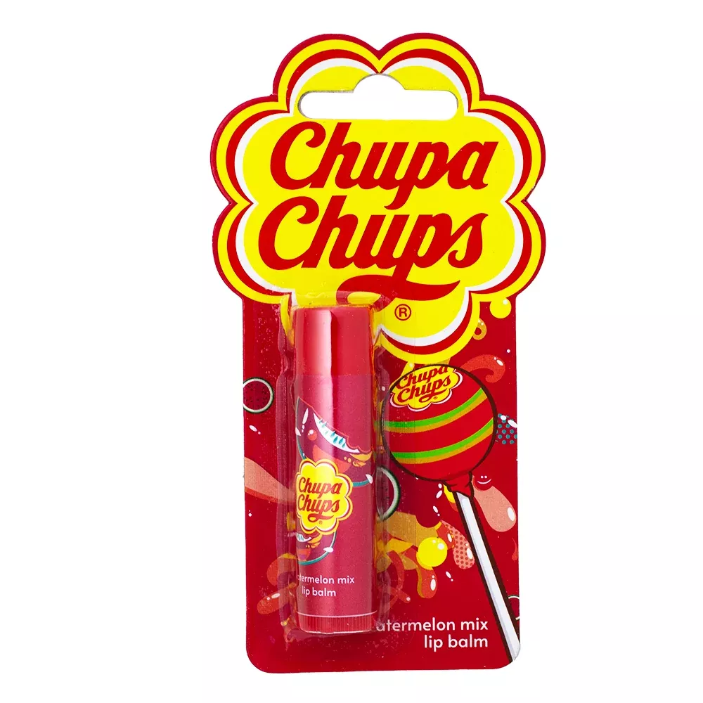 Chupa Chups Watermelon Mix Lip Balm - 0.14oz.