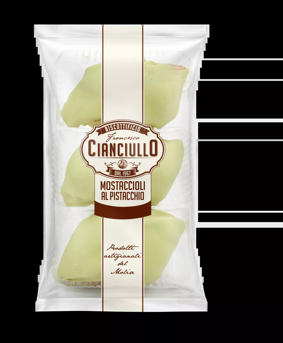 Cianciullo Mostaccioli With Pistacchio, 7 oz | 200g