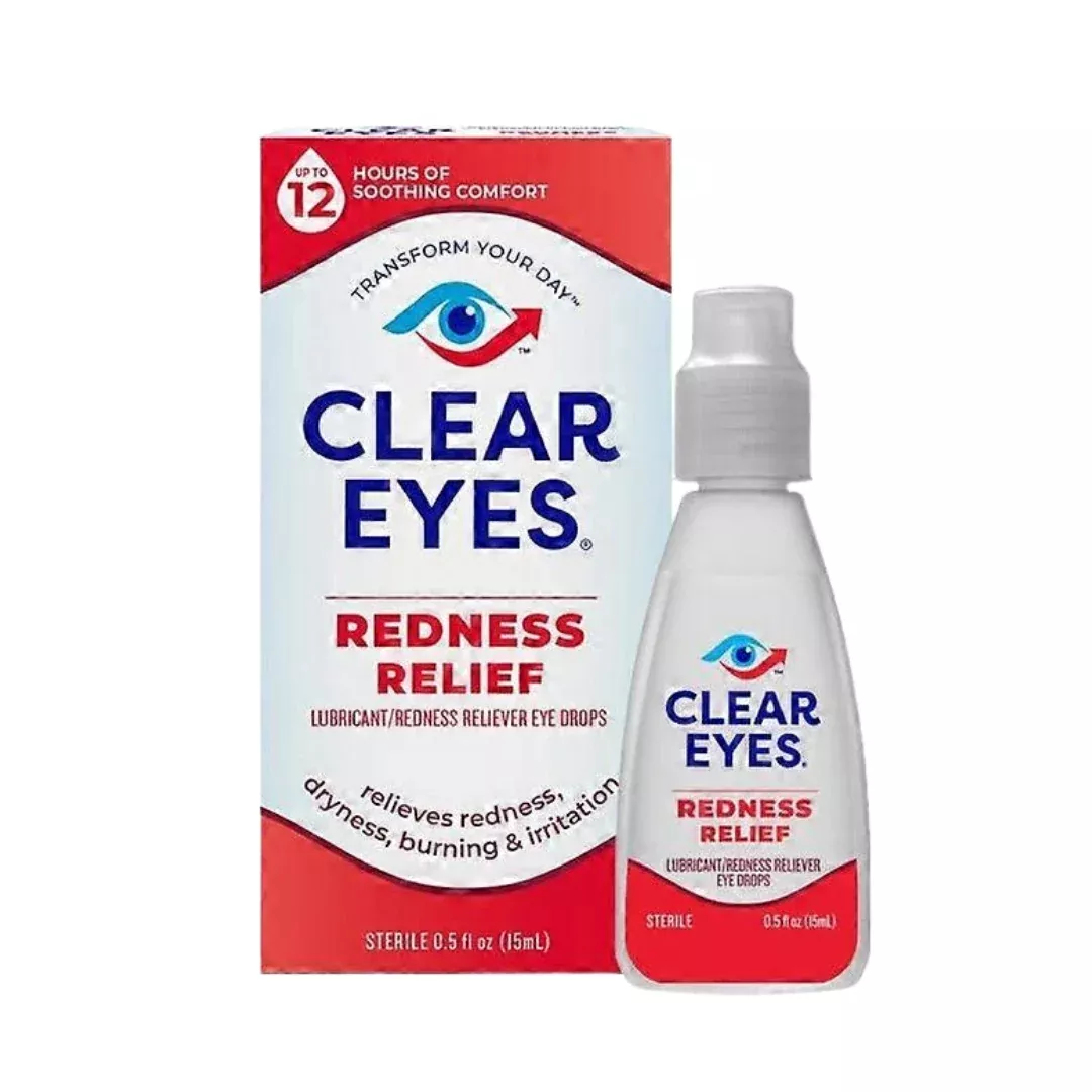 Clear Eyes Redness Relief Lubricant Eye Drops 0.5 oz