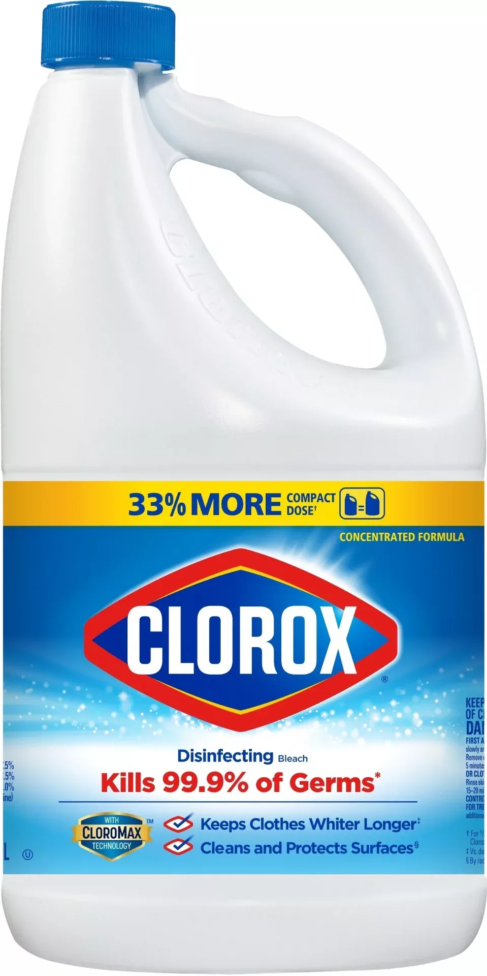 Clorox Prof. Prod. Cleaning Clorox Disinfecting Bleach Regular 6 - 81 Fo - 81 Fluid Ounce - 6 Per Case