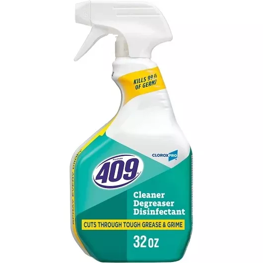 Clorox Prof. Prod. Cleaning Formula 409 Cleaner Degreaser Commercial Solutions Disinfectant 12 - 32 Fo - 32 Fluid Ounce - 12 Per Case