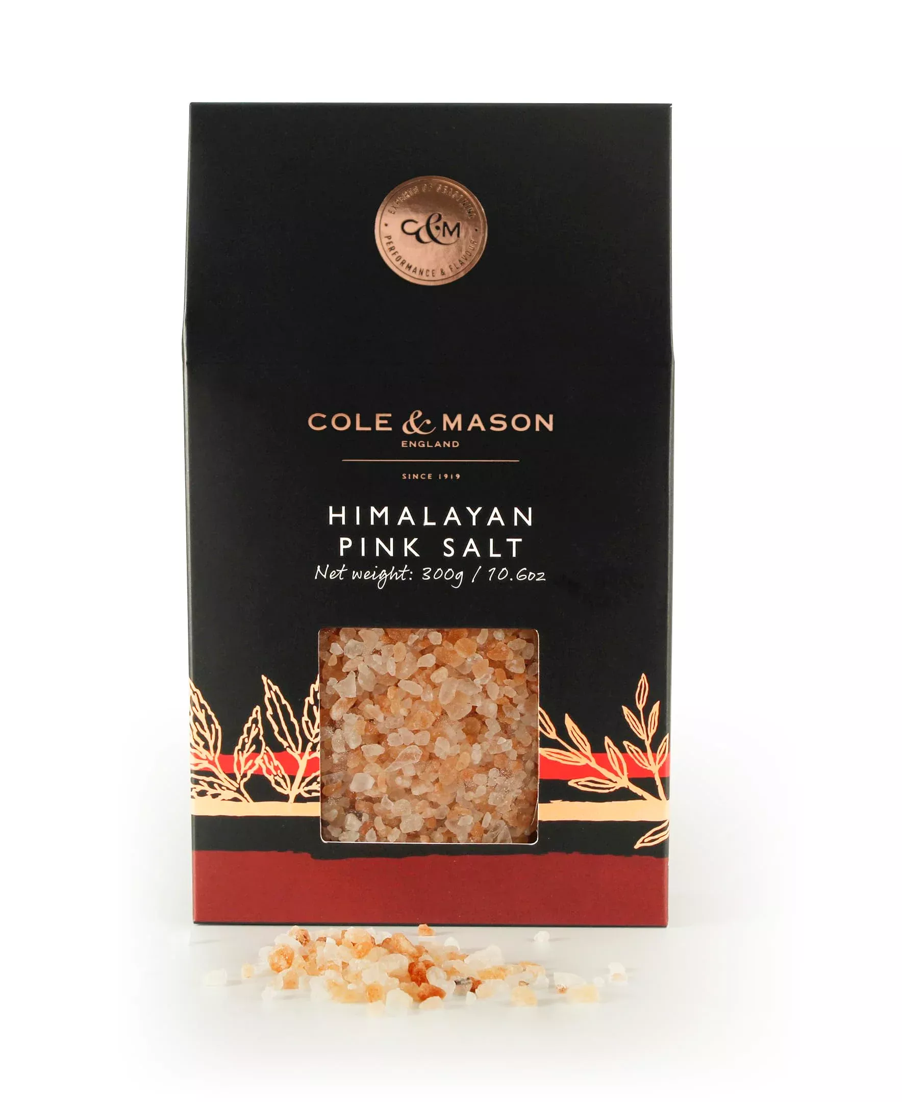 Cole & Mason Hfsp171 Premium Himalayan Pink Salt Box Refill 10.6Oz