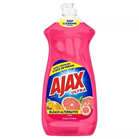 Colgate-palmolive Ajax Dishwashing Liquid Grapefruit with Bleach 9 - 28 Fo - 28 Fluid Ounce - 9 Per Case
