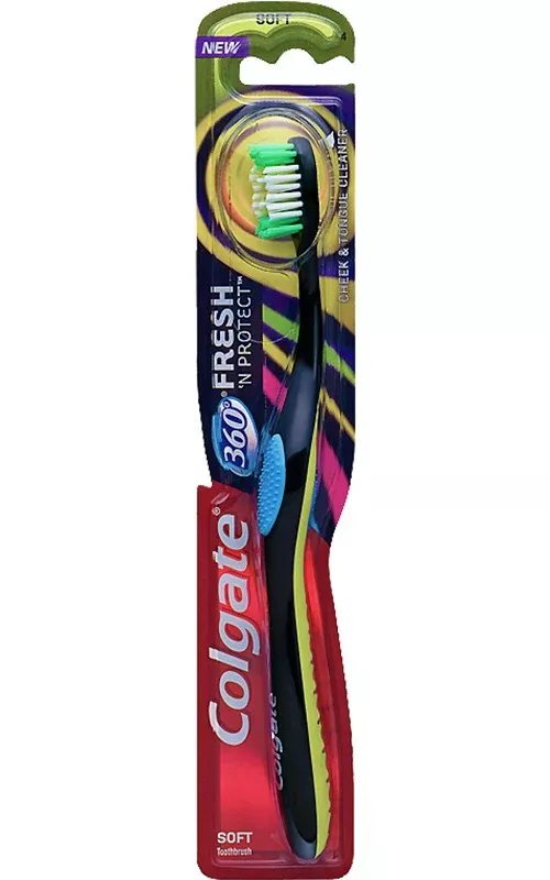 Colgate-palmolive Colgate 360 Toothbrush Adult 42 Millimeter 12 - 6 - 1 Each - 72 Per Case