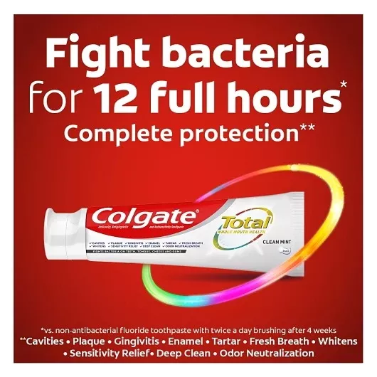 Colgate-palmolive Colgate Total Clean Mint 4 - 6 - 3 - 3.3 Ounce - 24 Per Case