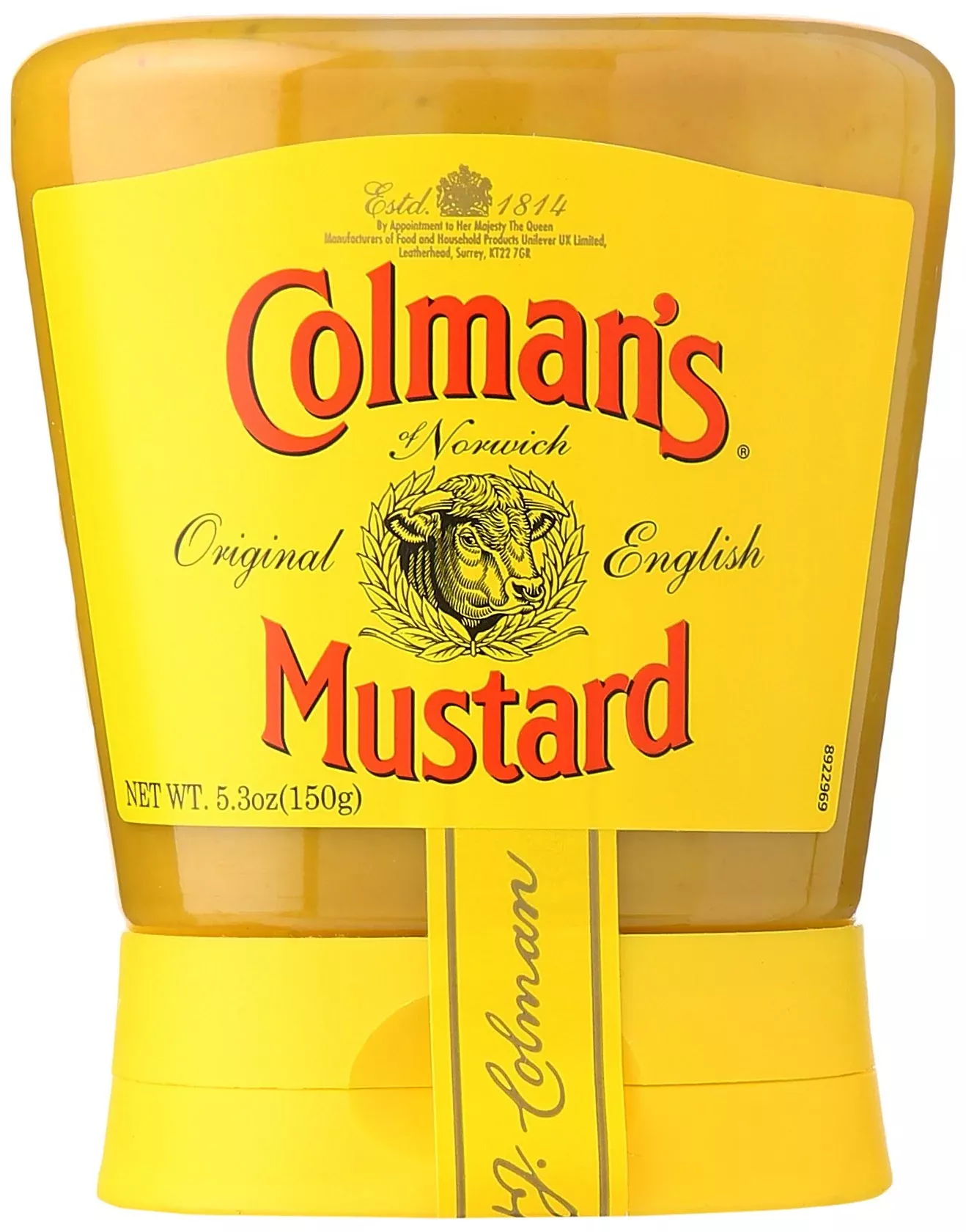 Colmans Mustard Squeezy 5.3 Oz