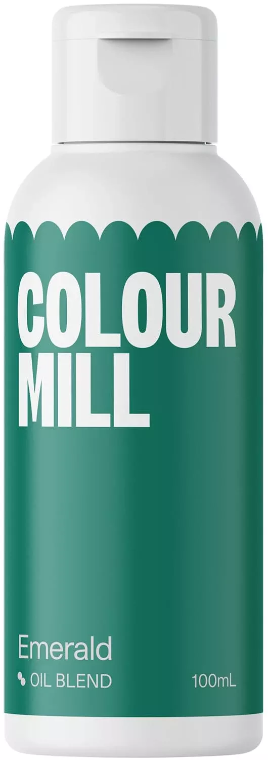 Colour Mill Oil-Based Food Coloring, 100 Milliliters Emerald