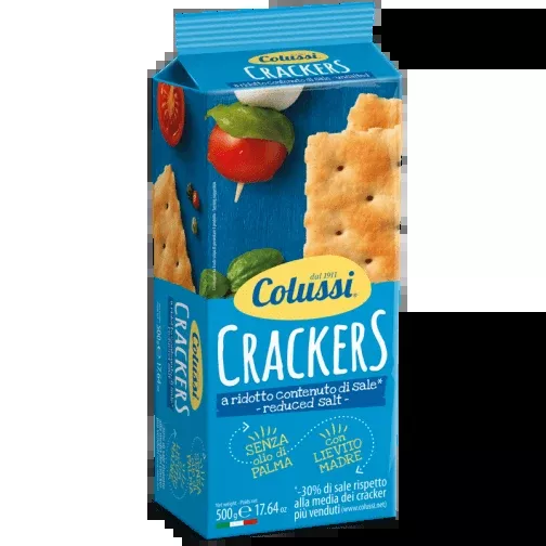 Colussi Crackers Reduced Salt, 500g