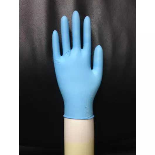 Commodity Disposables Hand-tek Large Powder-free Disposable Nitrile Gloves 10 - 100 Cnt - 100 Count - 10 Per Case