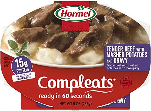 Compleats Beef Tips W/mash P Single Box