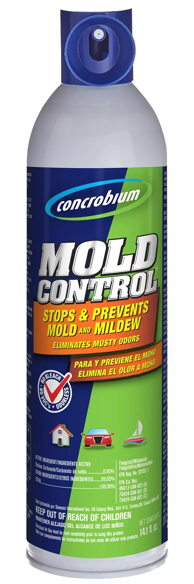 Concrobium 27400 Mold Control Aerosol, 14.1 Ounce