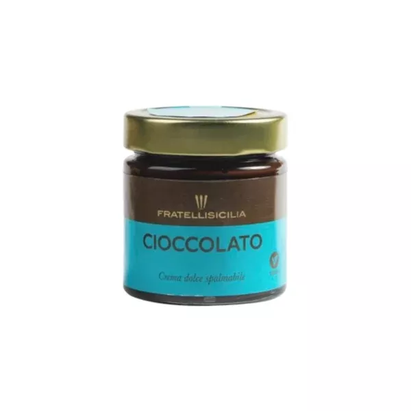 Crema al Cioccolato Senza latteDairy-free chocolate creamGlass jar 200g