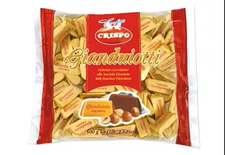Crispo Milk Gianduiotti, 500g