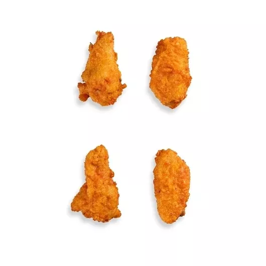 Crispy Fliers Fully Cooked Halal Spicy Breaded Chicken Wings, 5 Pound, 3 Per Case