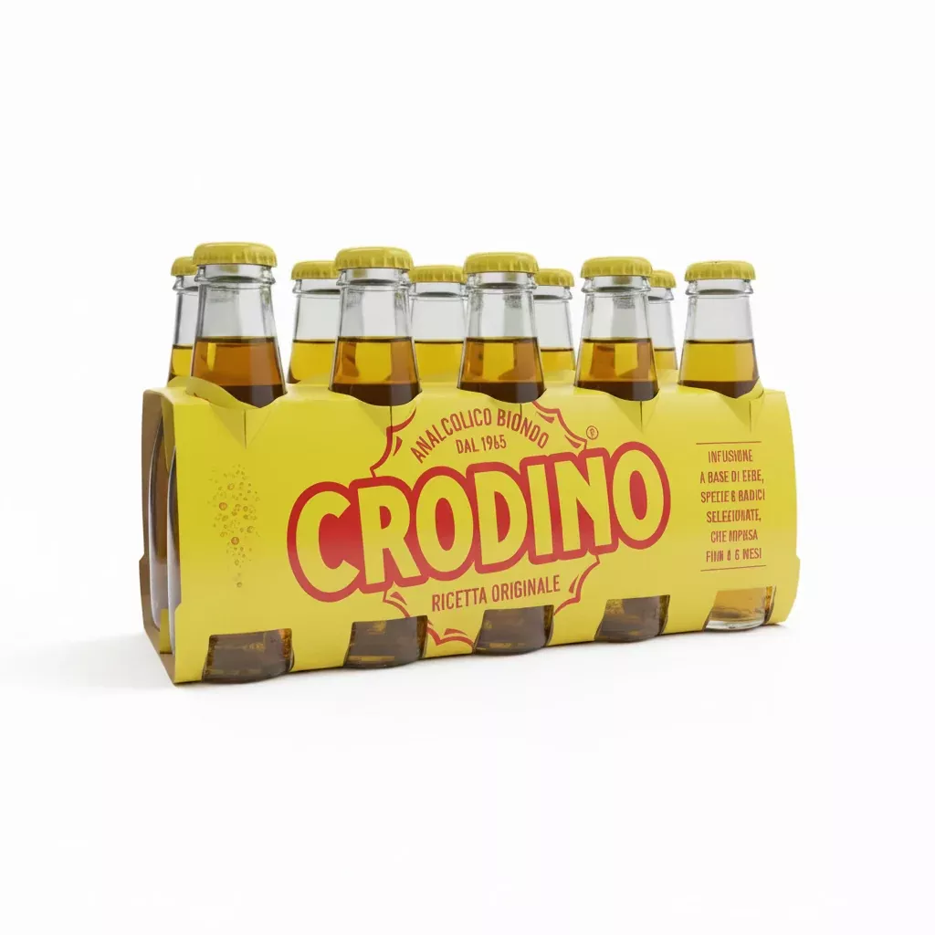 Crodino: non-alcoholic bitter aperitif, 10 x 100 ml