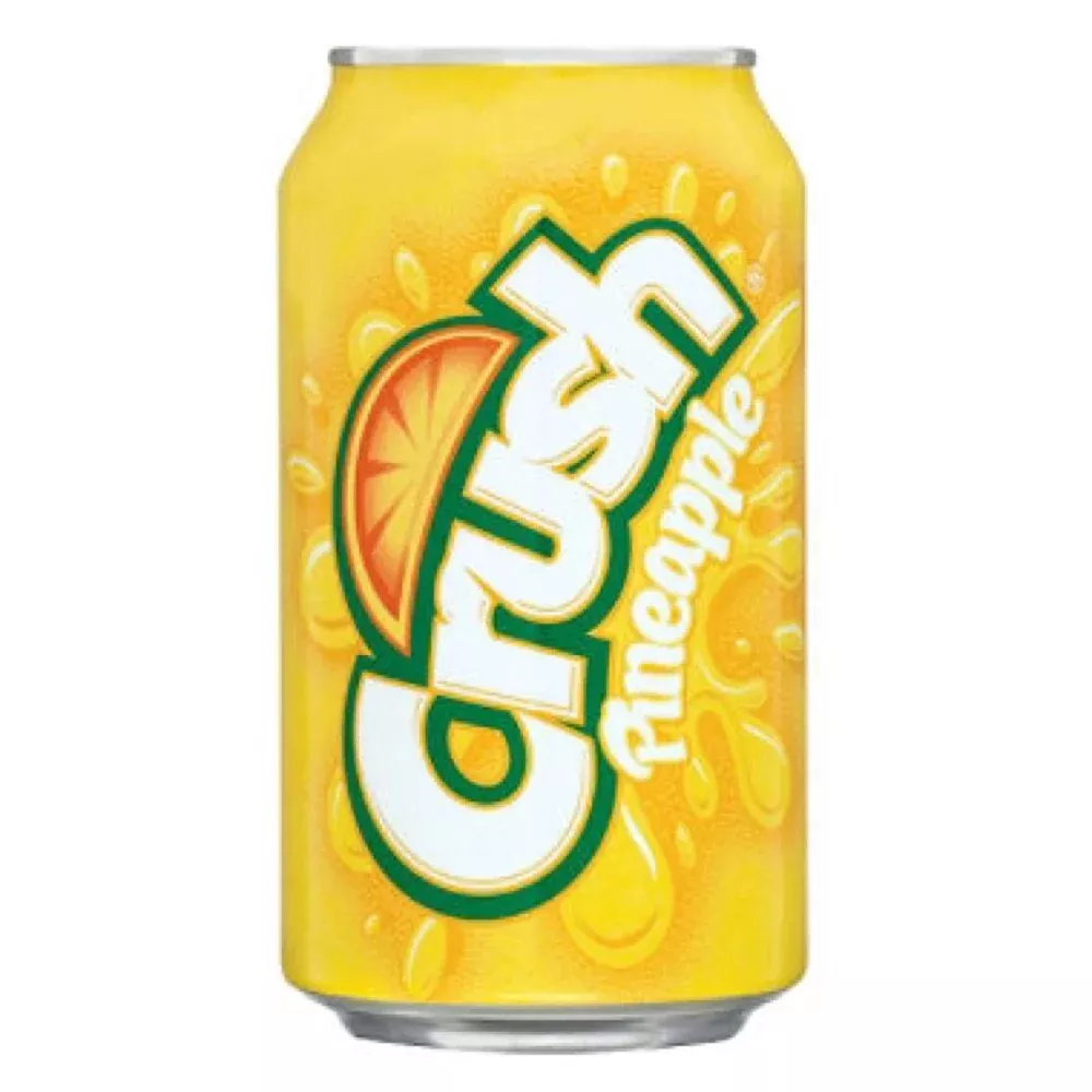 Crush Pineapple Soda 12Oz Cans (Pack Of 12)