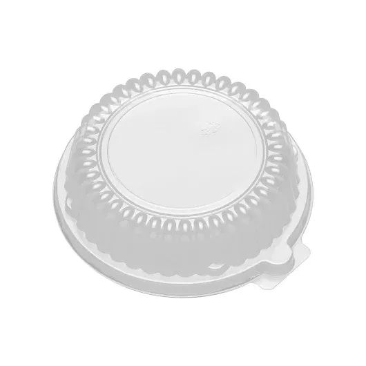 D & W Fine Pack 6" Round Ps High Dome Plate Lid 2 - 500 Per Case