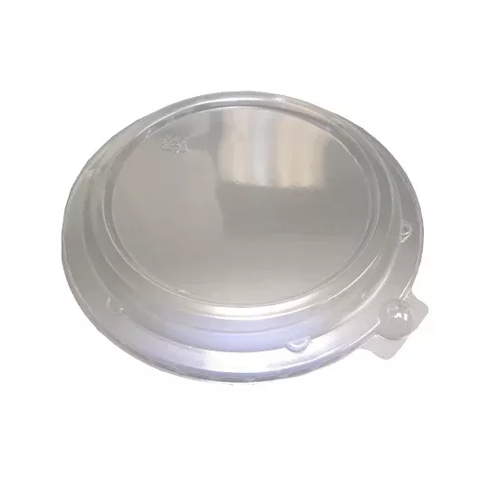 D & W Fine Pack 8" Round Ps Low Dome Lid for 16/28 Ounce. Bowl