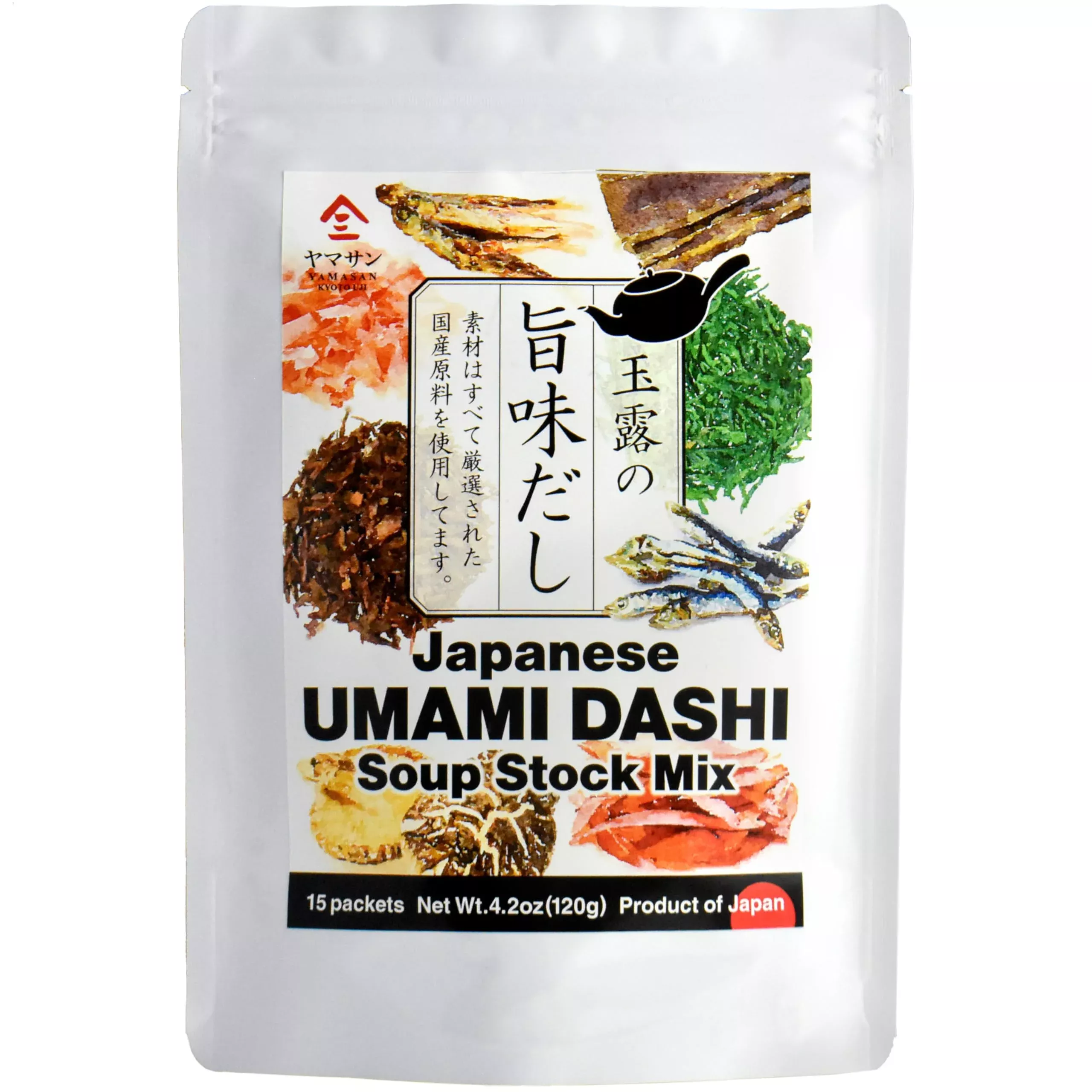 Dashi Stock (Dashi Broth, Dashi Packet), Umami Dashi Soup Stock, Use 7Carefully Selected Ingredients, Made In Japan, 8G 15Pacs?