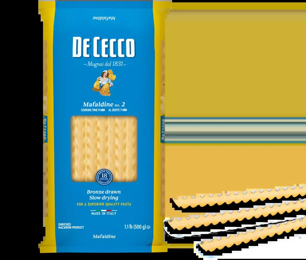 De Cecco Mafaldine Pasta #2, 1.1 lb | 500g