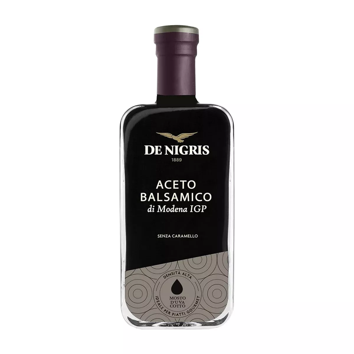 De Nigris Platinum Eagle Balsamic Vinegar of Modena IGP, 8.5 FL OZ | 250 mL