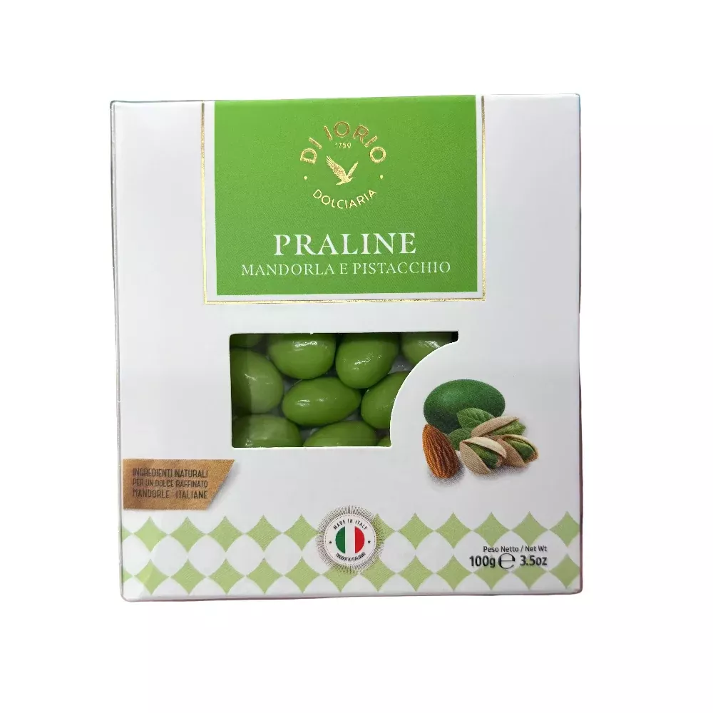 Di Iorio Dragees w/ Pistachio, 3.53 oz | 100g