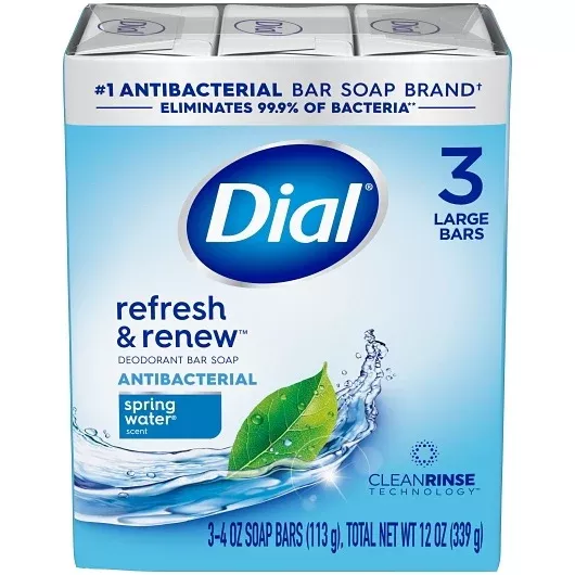 Dial Corporation Dial Bar Spring Water 12/3 4.0 Ounce