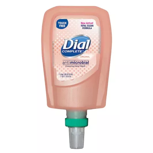 Dial Corporation Fit Refill Dial Complete Original Antimicrobial Foaming Hand Wash Bac -manual Universal 3/1.2 L - 1200 Fluid Ounce - 3 Per Case